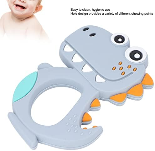Qinlorgo Teething Играчки, Лесен за Чистење на Меки Бебе Teether Играчка за Доенчиња и мали Години