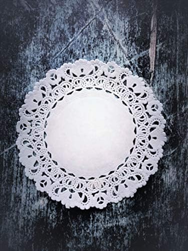 Бели Украсни 4 инчен Круг Хартија Чипка Табела Doilies – Одлично за Доделување Мали Третира или Тркалање Низ Сребрениот (пакување