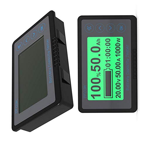 Батеријата Индикатор за Капацитетот на Батеријата Тестер TF03K 100A Процент Ниво Напон Температура се Префрлите Метар Мерач LCD Дисплеј