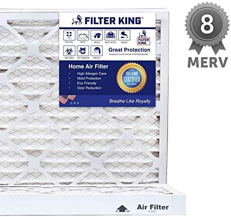 Филтер Кралот 16x19x1 Филтри за Воздух | 6 Pack | MERV 8 HVAC Pleated AC Печка Филтри, се Зголемува Квалитетот на Воздухот | Вистинската