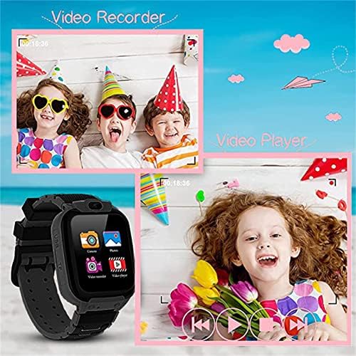hhscute Smart Watch,1.54-инчен HD Екран на Smart Watch за Деца 10-12 Smart Watch Деца Деца Smart Watch Деца Паметни Часовници Девојки