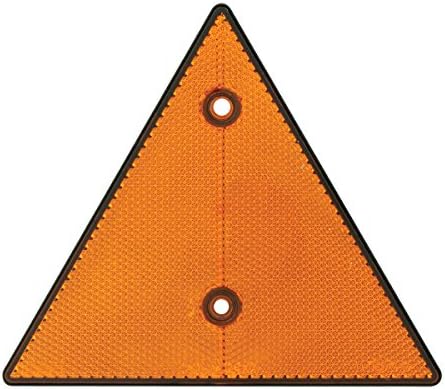GG Гранд Општи 99550 6 X 5-1/4 Инчи Килибар Триаголник Форма Две Дупка Рефлектор