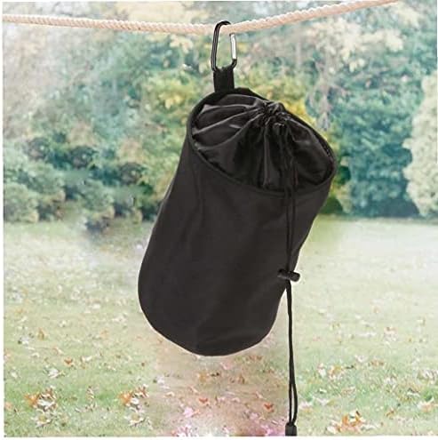 NIDONE Clothespin Drawstring Торба 600d Оксфорд Ткаенина Водоотпорен Облека Колче Торба Трајни Дома Закачалка Клип Торба