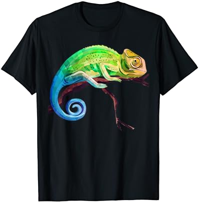 Рептил Зоолошката Градина Чувар Подарок Идеја Гуштер Safari Камелеон T-Shirt