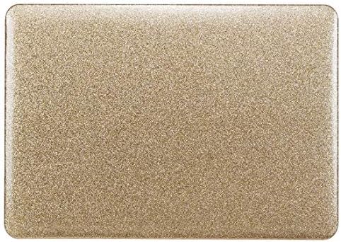Лаптоп Кожата Glittery Прав Лаптоп СТП Кожа Паста Случај за MacBook Pro 15.4 инчен A1990 (2018) / A1707 (-2017)(А) (Боја : Злато)