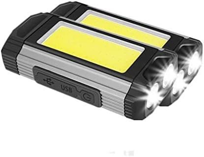 JYDQM LED Работа Светлина Пренослива Светилка USB Полнење Светло Фенер Виси Отворено Кампување Кука Светилка (Боја : А, Големина