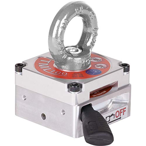 ALFRA TML 100 F Цврсти Око Гром Кревање Магнет 220 килограми (100 kg) Уверение Подигање на Капацитетот Вклучувајќи 3:1 Безбедноста