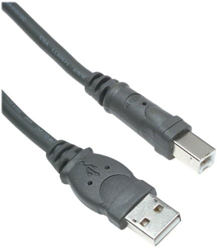Belkin - F3U133b10 (F3U133b10) Hi-Speed USB A/B Кабел, USB Тип-а, USB Тип-Б (10 Стапки) Црна