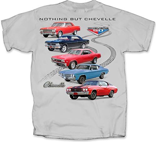 Џо Удар Chevelle 1964 година до 1972 година во машка Т Кошула Chevy - Malibu Т-Маица Ништо друго туку од Мраз Сива Т е XXX-Големи