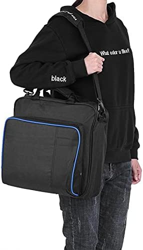 Торбичката, Торба за Ps4 Про, Преносни за Ps4 Про Игра Систем Торба Патување Сметководствена за Чување Црна Боја Црна Најлон Ps4pro