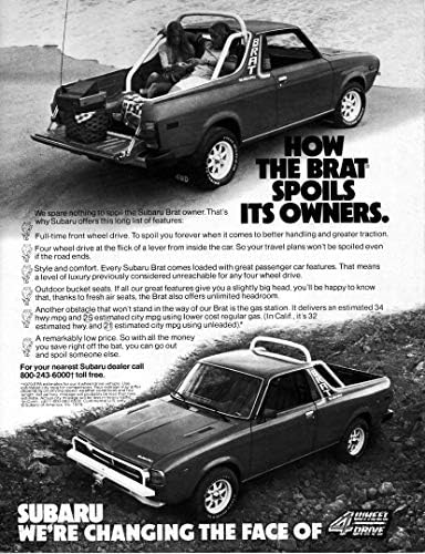 Списанието се Печати Ад: 1981 Субару Детиште 2WD 4WD,Како Детиште Расипува неговите Сопственици. Се менува Лицето на 4 Тркала