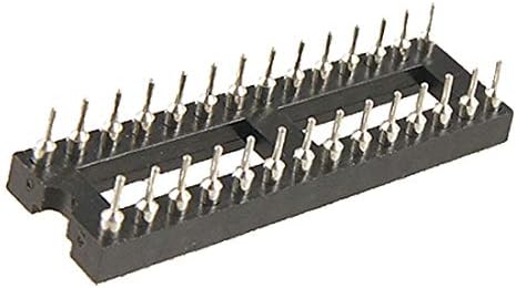 X-DREE 28-Pin во НАТОПИ IC Sockets Адаптер Лемење Тип Socket (28 борови en zócalos НАТОПИ IC Adaptador Tipo де Zócalo