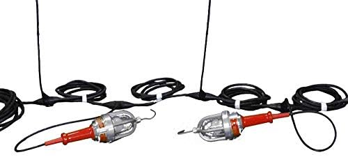 Експлозија Доказ LED String Lights - 8 Lights - Twistlock Plug - Класа 1 Div 1 и Класа 2 Div 1