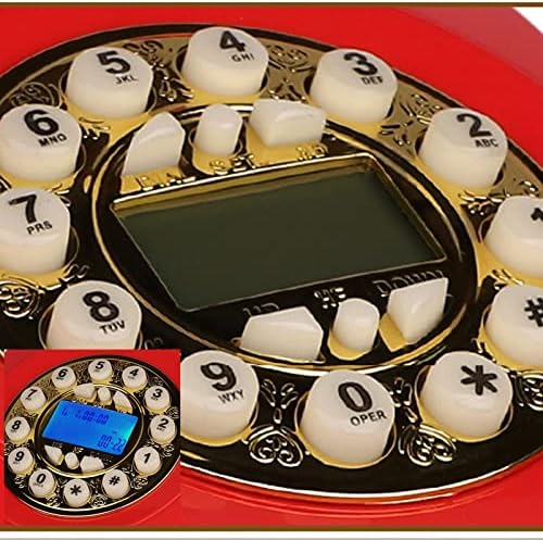 Античкиот Телефони Corded Фиксни Телефонски Гроздобер Класичен Домашен Телефон на 1930-тите Старата Мода Бизнис Телефони Дома Канцеларија