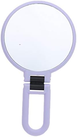 B-D Виткање Рачни Огледало со 2X 3X Зголемување 15X и Вистинска Слика Преносни Патување Countertop Шминка за Бричење Огледало (Боја