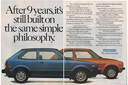 Списанието се Печати Ад: 1981 Година, Хонда Граѓански DX Hatchback, 1335, 1488 cc CVCC Мотор,По 9 Години, тоа е Уште е Изграден На