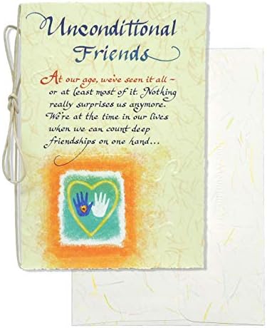 Blue Mountain Уметност Поздрав Картичка Безусловна Пријатели го Слави Длабоко, Значајно и Трајно Пријателство во Вашиот Живот
