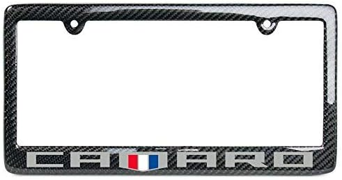 Западниот Брег Camaro - Camaro 6 Генерација на Карбонски Влакна Табличка Рамка (Значка Лого)