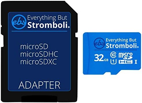 Сè, Но Stromboli 32GB MicroSD Мемориската Картичка со Полнач за Samsung Галакси A52s 5G, A03s, A22 5G Smartphone - UHS-I U1 Класа
