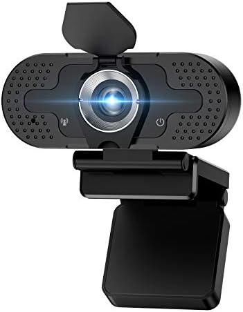Веб-камера со Микрофон, 1080P HD Живо Стриминг веб Камера за Десктоп или Лаптоп КОМПЈУТЕР со USB Приклучок и Игра на Камера за Компјутер