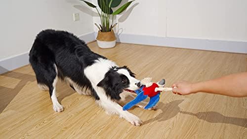 BARMI Куче Кадифен Играчки Куче Играчки Писклив Интерактивни Полнети Куче Играчки за Големи се Одгледуваат на Мали и Средни Кучиња Кутре