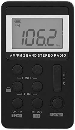Fm Радио, Мини Am/Fm 2 Бенд Стерео Џеб Радио Приемник W/LCD Дисплеј & Слушалка & Батерија